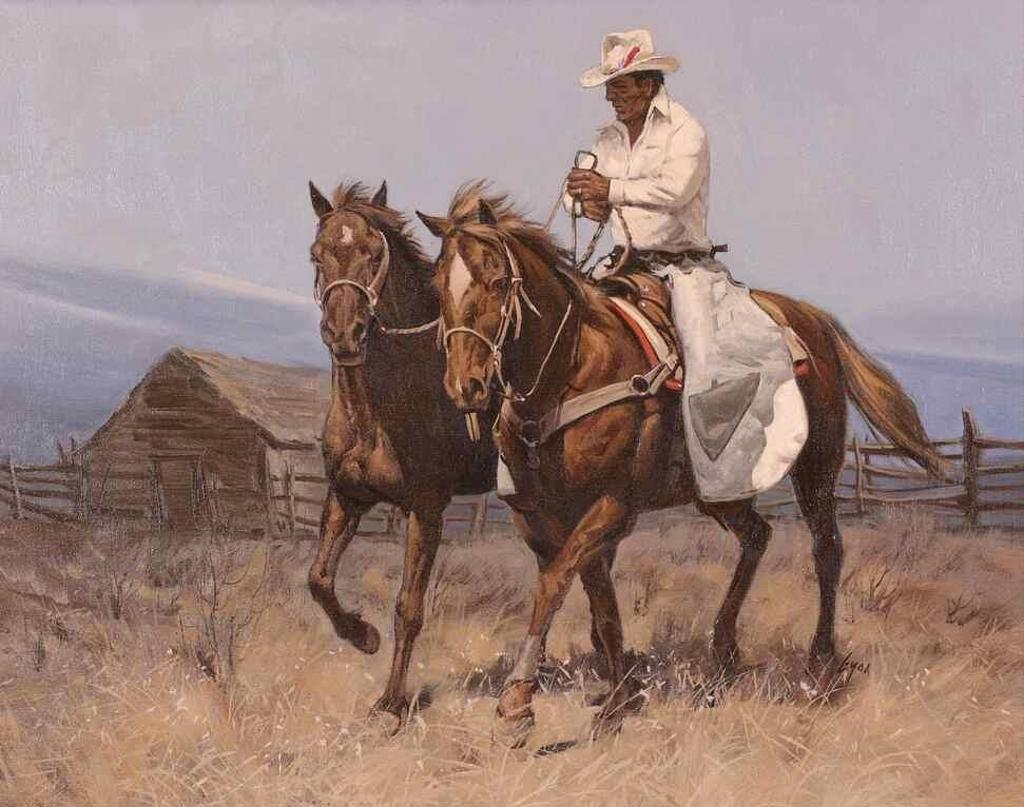 Harold Lloyd Lyon (1930-2020) - Morning Rider