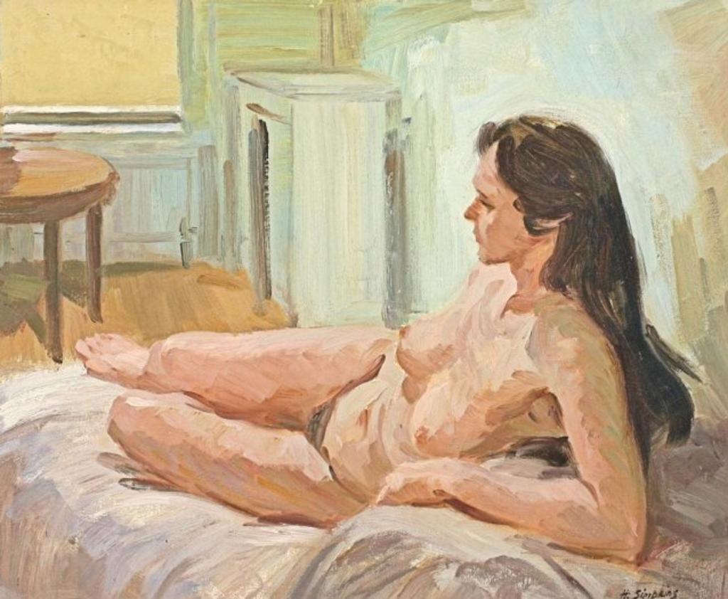 Henry John Simpkins (1906-1995) - Reclining Nude