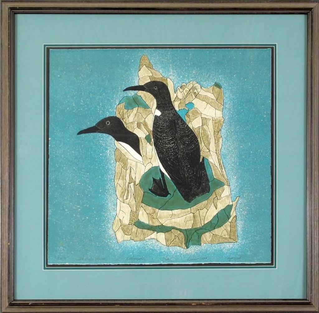 Mayureak Ashoona (1946) - Two Arctic Murres