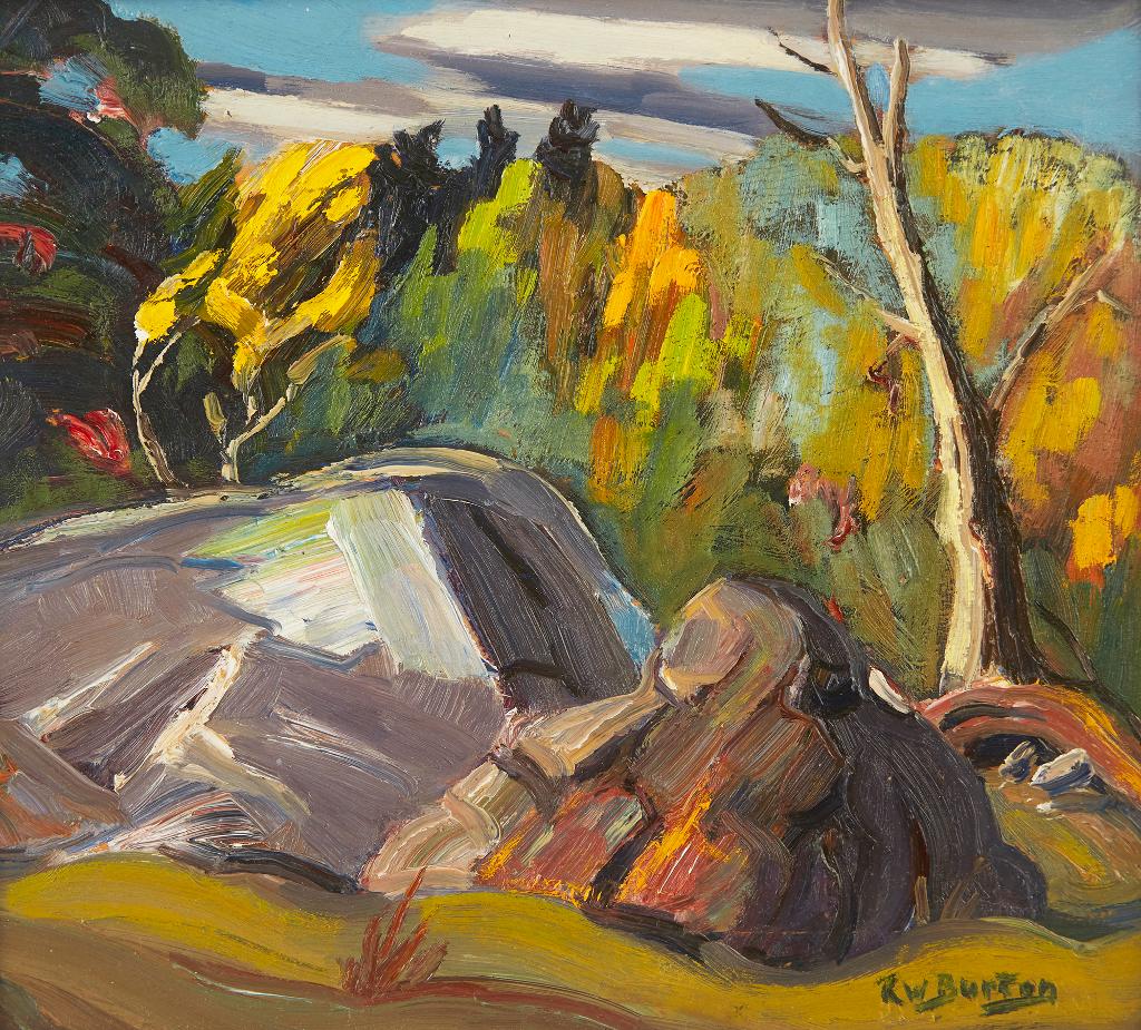 Ralph Wallace Burton (1905-1983) - A Touch of Autumn, Near Cantly, Quebec