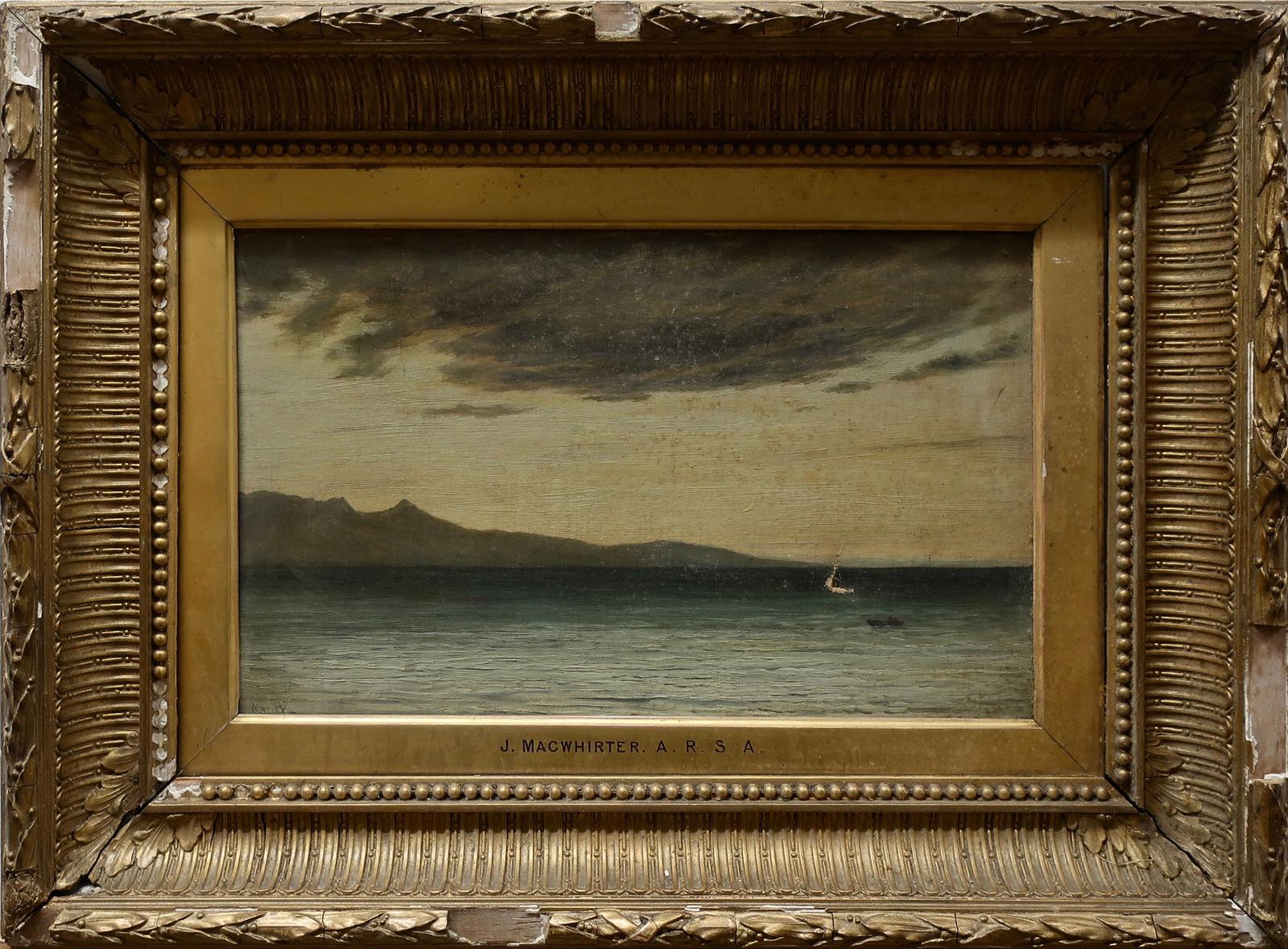 John MacWhirter (1839-1911) - Untitled (Storm Over Lake Rolling In)