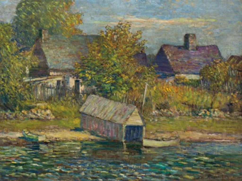 Frederick William Hutchison (1871-1953) - The Boathouse, Rigaud