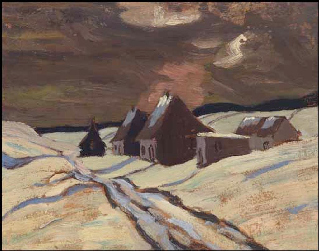Sir Frederick Grant Banting (1891-1941) - Village in Winter, St. Fidele, Quebec
