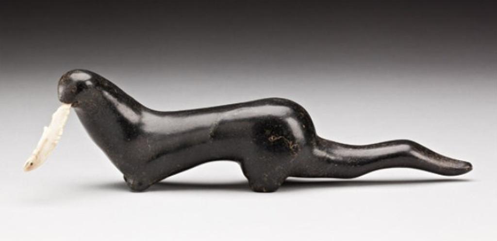Peter Tukai (1921-1976) - Black stone and ivory