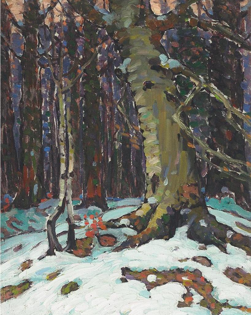 Frederick Nicholas Loveroff (1894-1960) - Wooded Scene, Northern Manitoba
