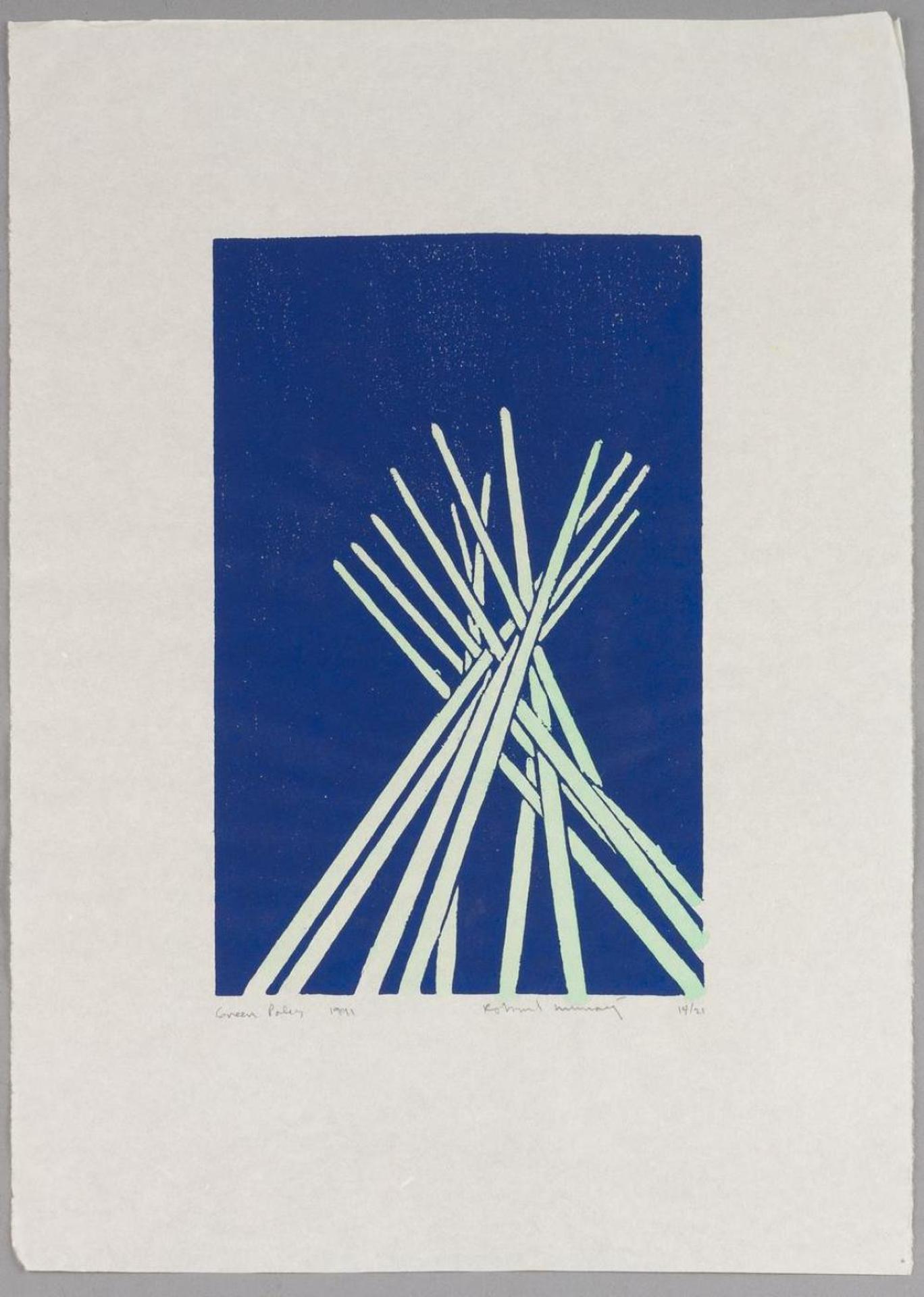 Robert Gray Murray (1936) - Green Poles