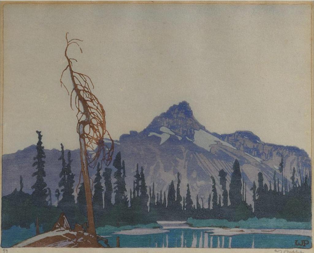 Walter Joseph (W.J.) Phillips (1884-1963) - Mount Cathedral From Lake O’Hara, B.C.