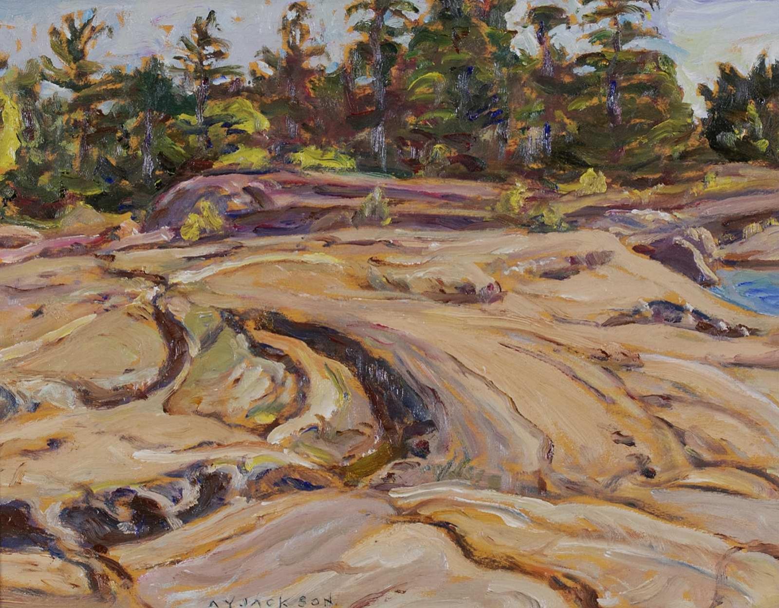 Alexander Young (A. Y.) Jackson (1882-1974) - Rocky Island, Go Home Bay, Ont.; 1967