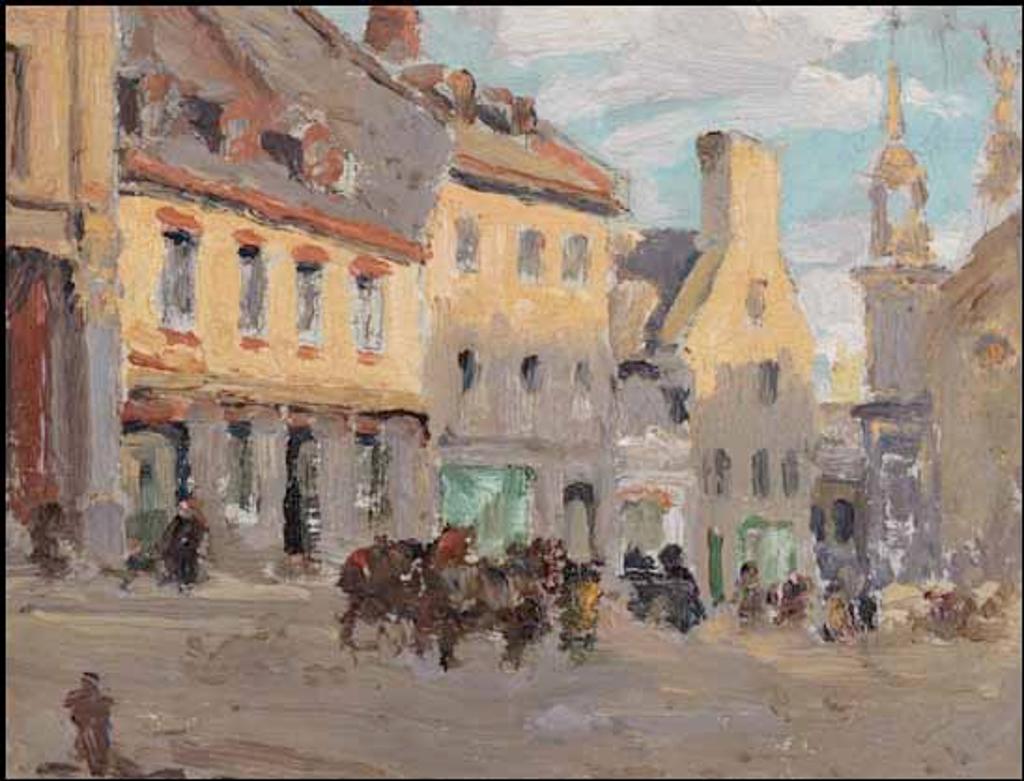Paul Archibald Octave Caron (1874-1941) - Rue Bonsecours, Montreal