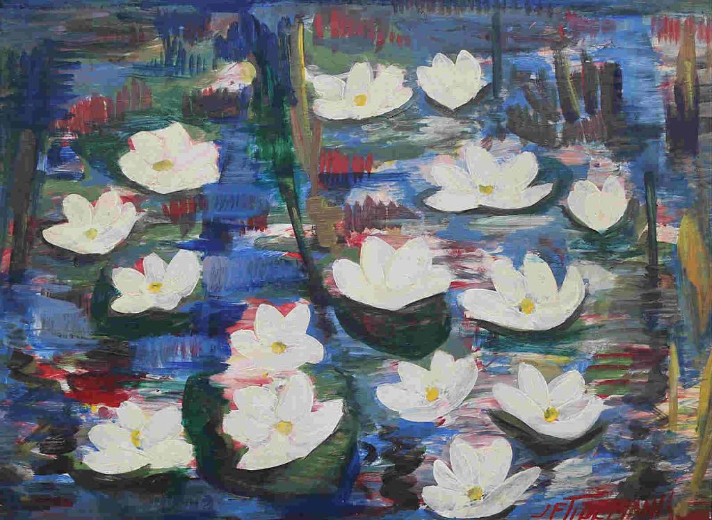 Janis Ferdinands Tidemanis (1897-1964) - Water Lilies