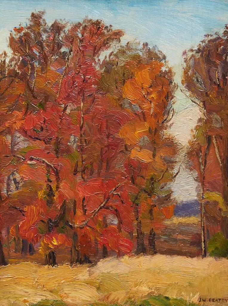 John William (J.W.) Beatty (1869-1941) - Trees in Autumn