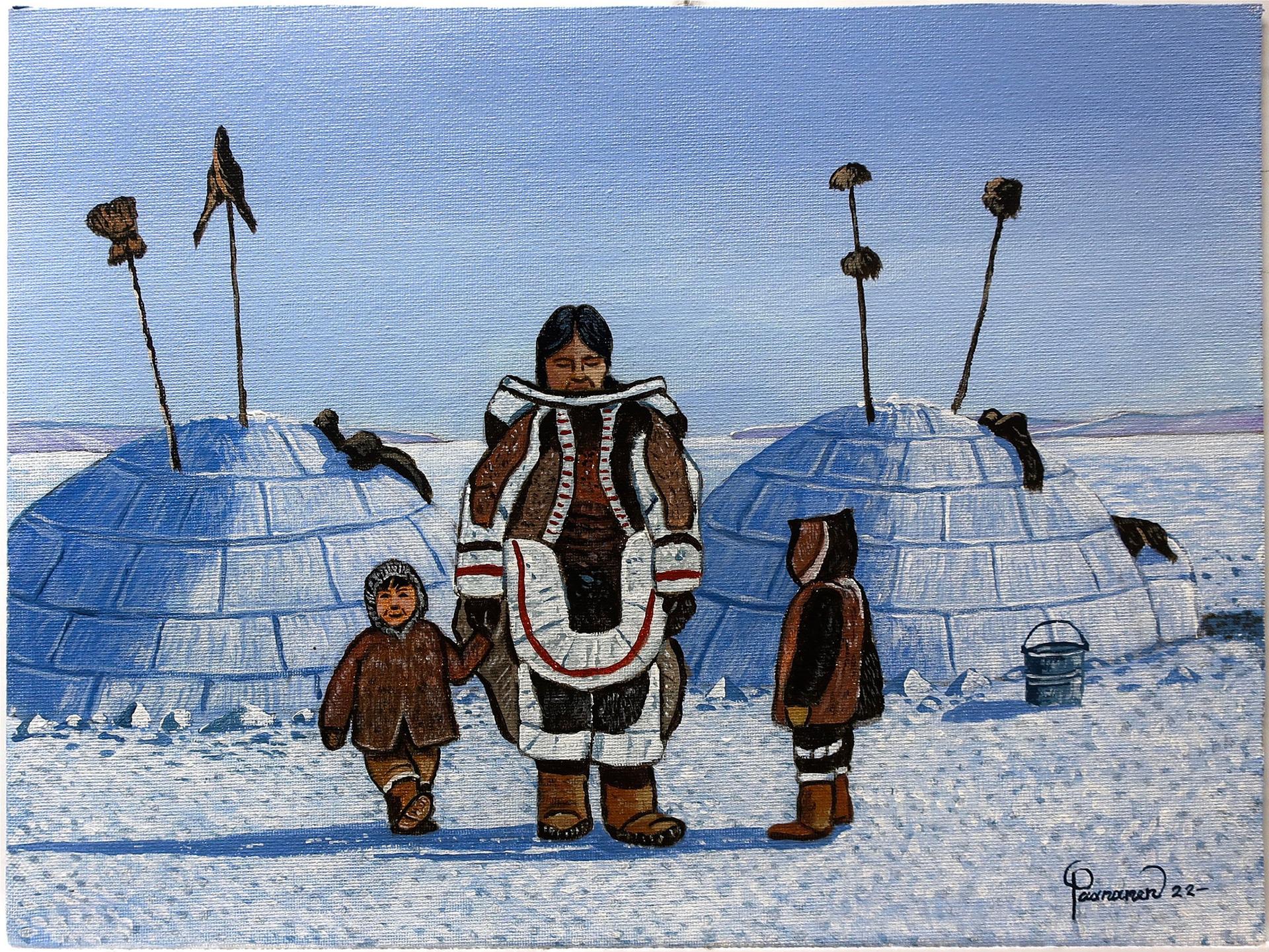 Robert Paananen (1934) - Inuit Family