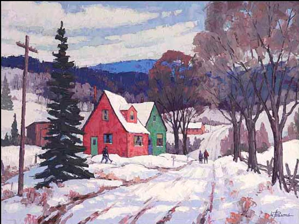 William (Bill) Parsons (1909-1982) - Winter at Maple Lake, Haliburton (03003/2013-1465)