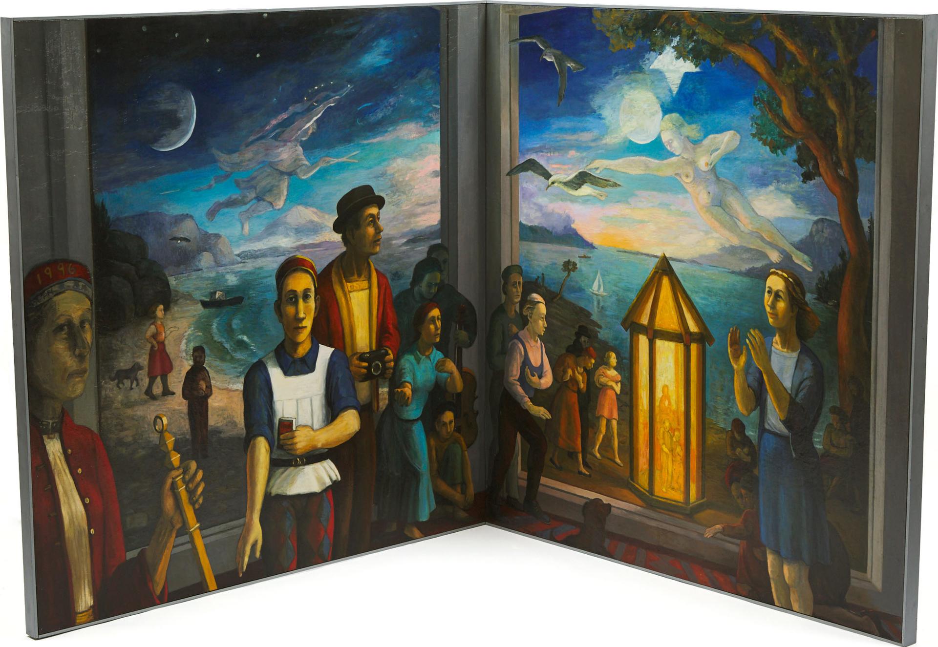 Diana Dean (1942) - The Seekers, 1996 (A Diptych)