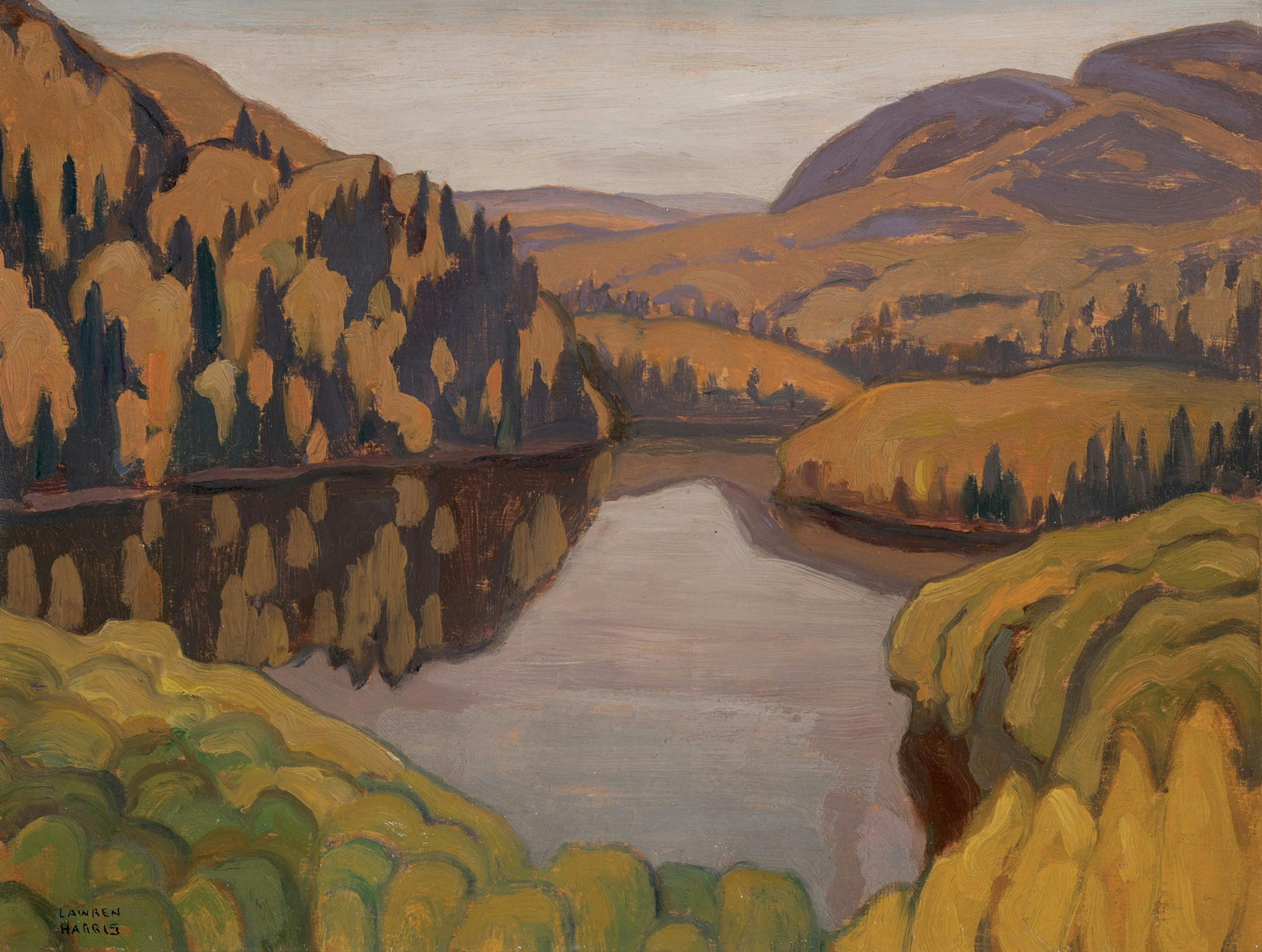 Lawren Stewart Harris (1885-1970) - Northern Lake, 1922