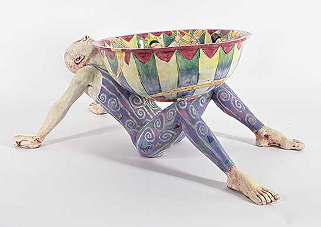 Dan and Nisha Ferguson (1910) - Untitled - Acrobat Bowl [LOT OF TWO]