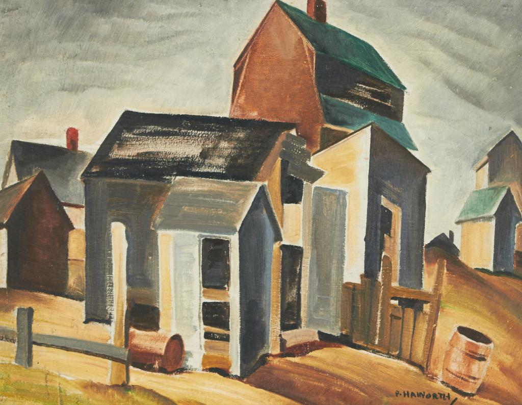 Bobs (Zema Barbara) Cogill Haworth (1900-1988) - Buildings, Quebec