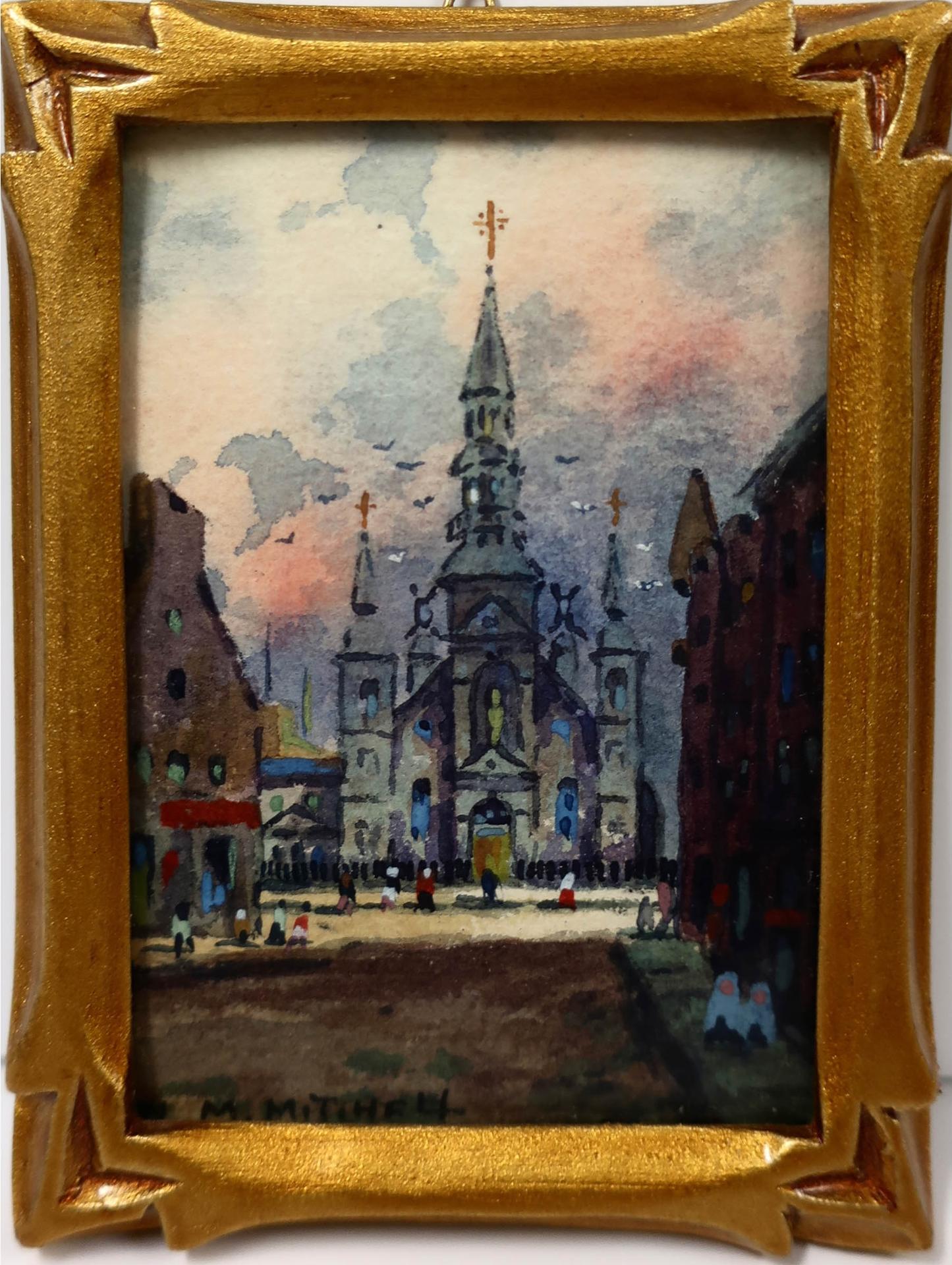 Willard Morse Mitchell (1879-1955) - Bonsecours Church, Montreal, P.Q.