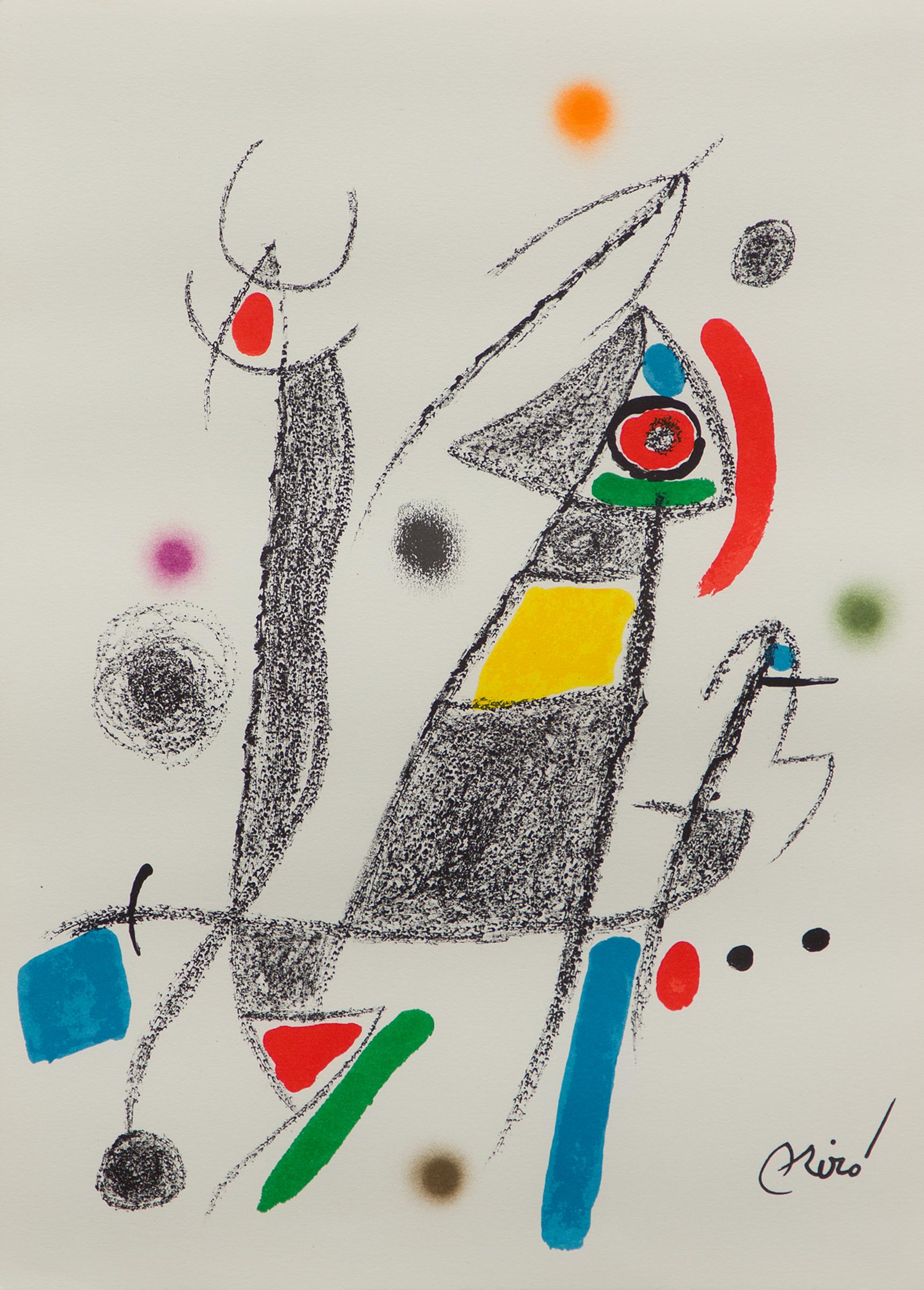 Joan Miró (1893-1983) - Maravillas con Variaciones Acrósticas 6, 1975