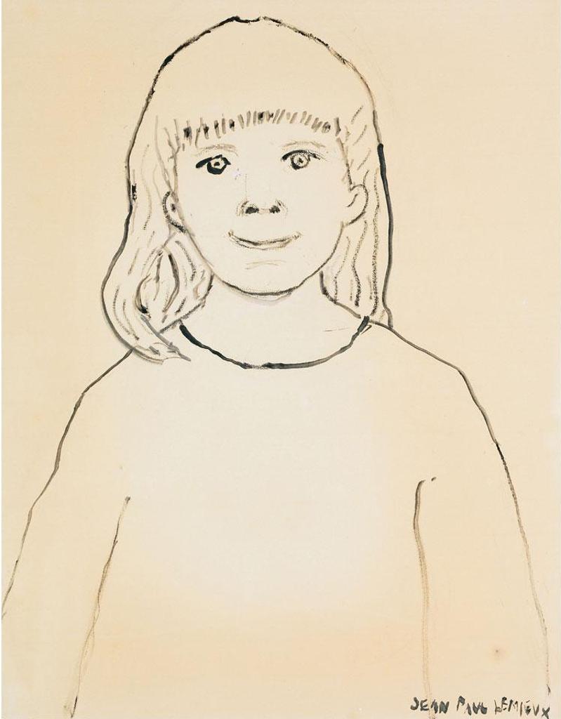 Jean Paul Lemieux (1904-1990) - Portrait Of Jeune Fille