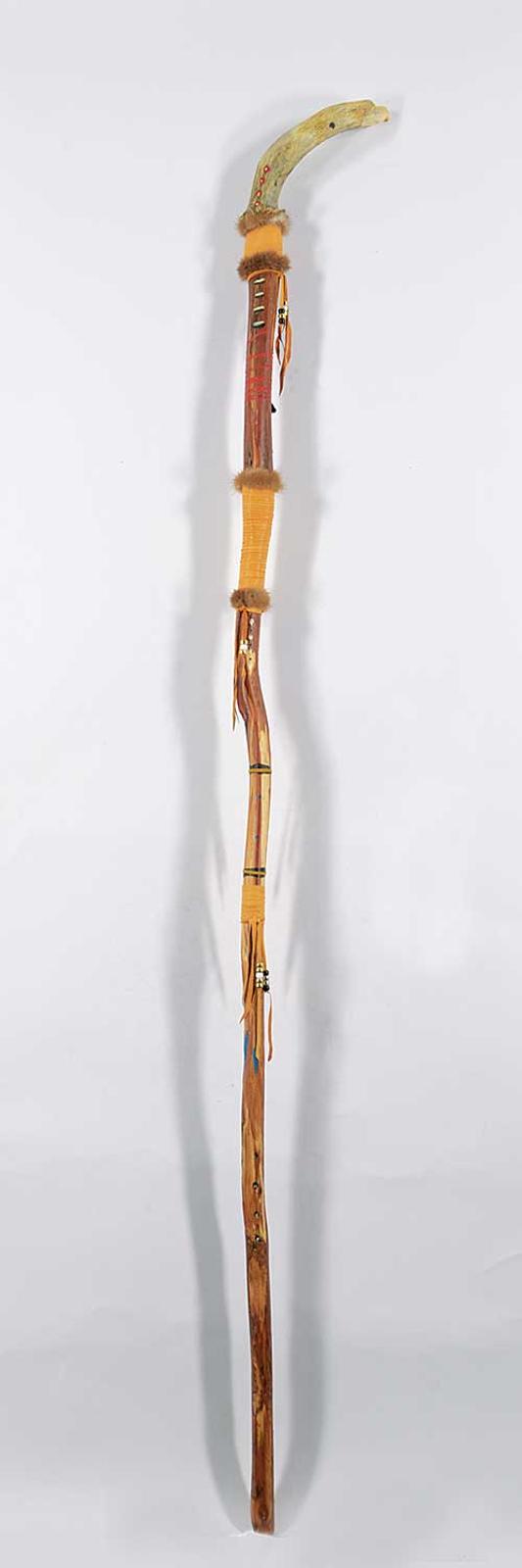First Nations Basket School - Untitled - Eagle Walking Stick