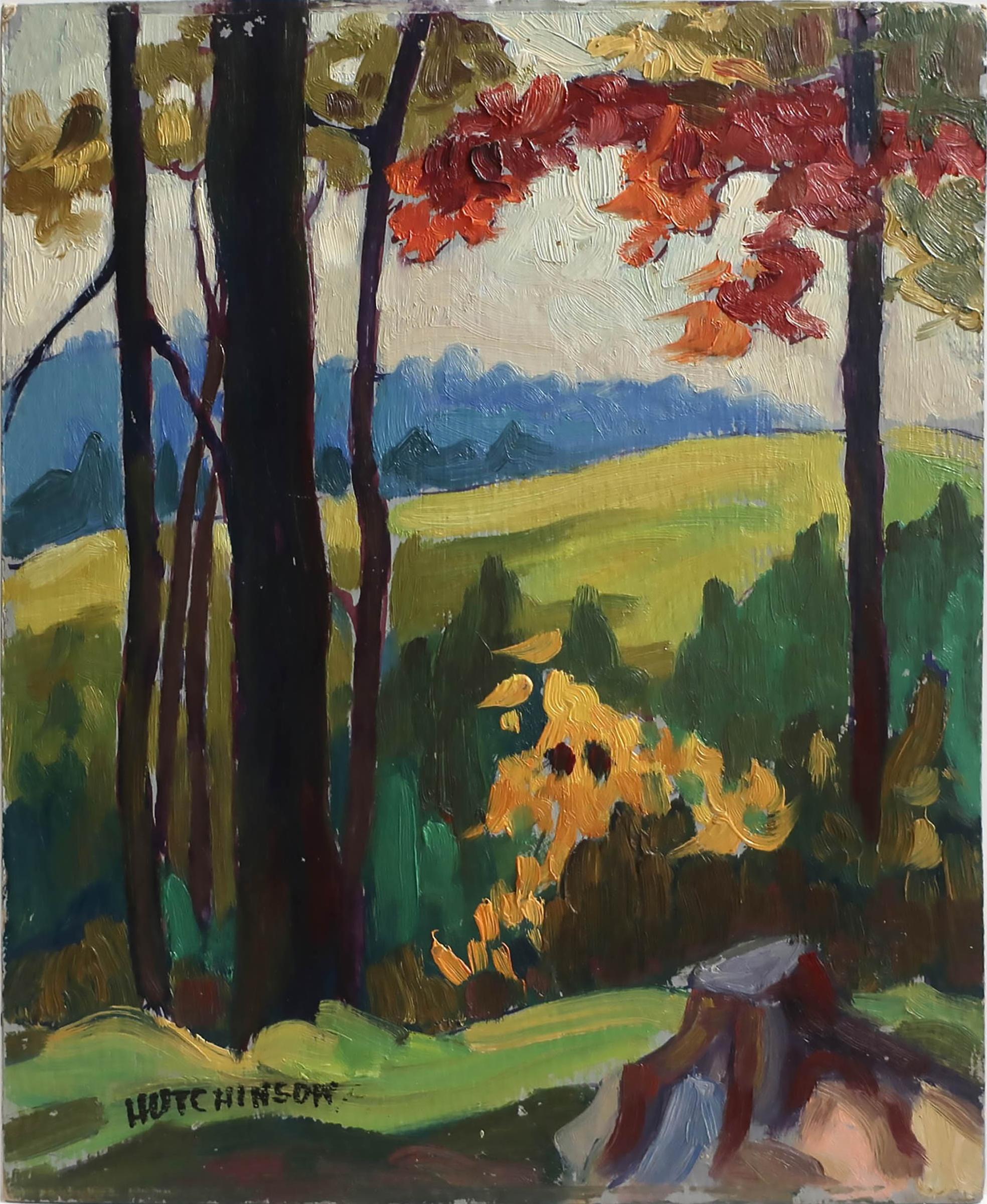 Leonard Hutchinson (1896-1980) - Untitled (Autumn Landscape)