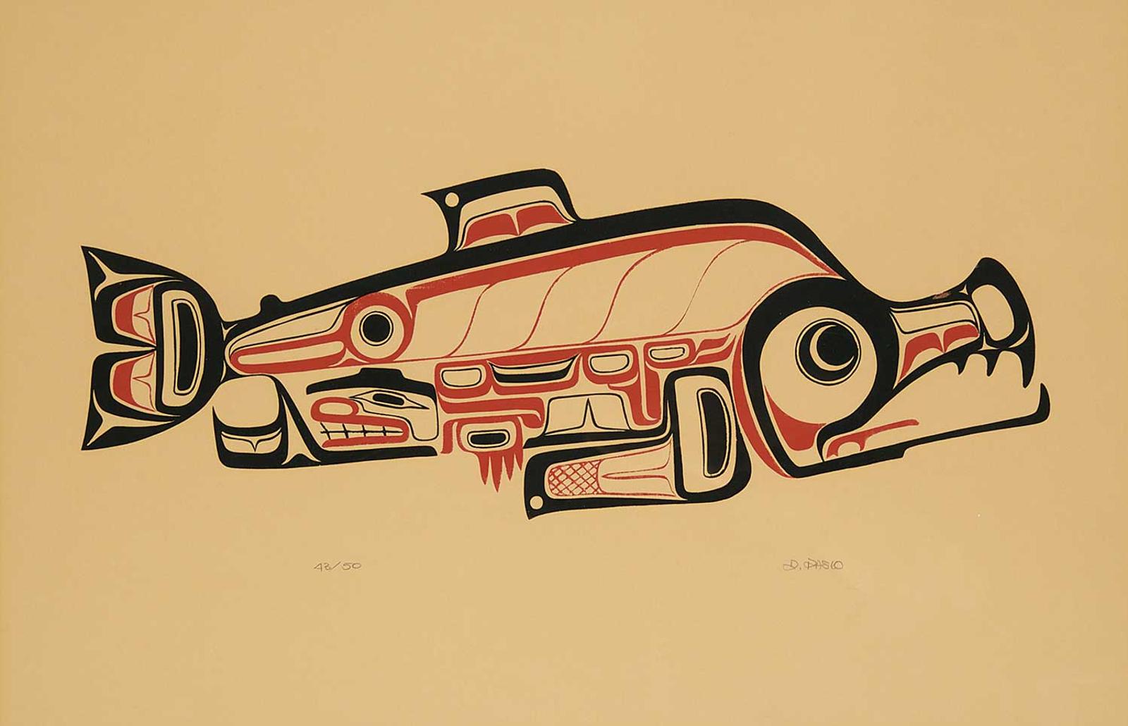 Duane Pasco - Untitled - Salmon  #43/50