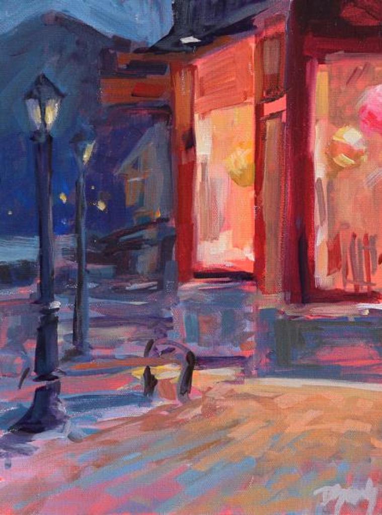Diana Rae Zasadny - Boutique At Night, Canmore; 2011