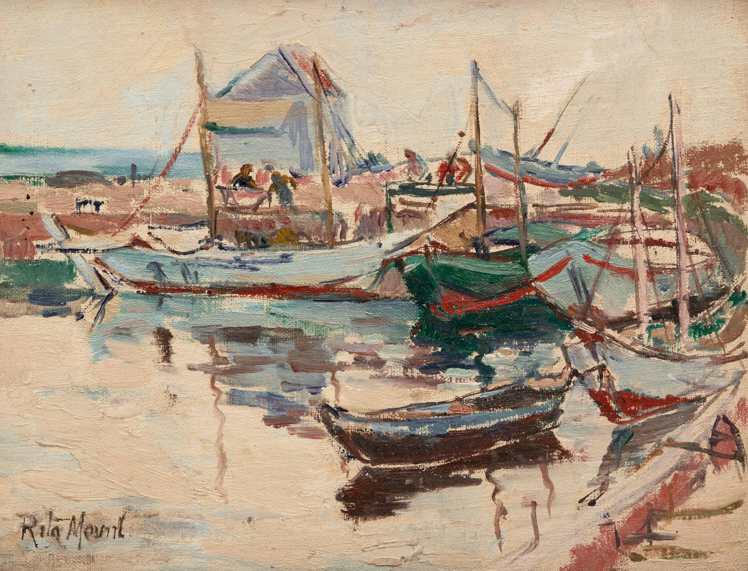 Rita Mount (1888-1967) - Harbourfront Landscape