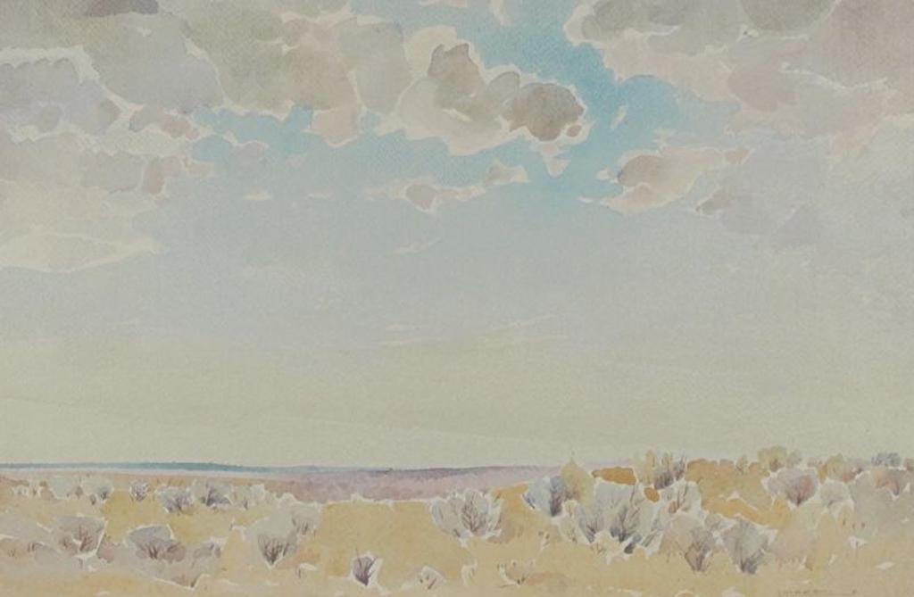 Luke Orton Lindoe (1913-1998) - Sagebrush Prairie; 1981