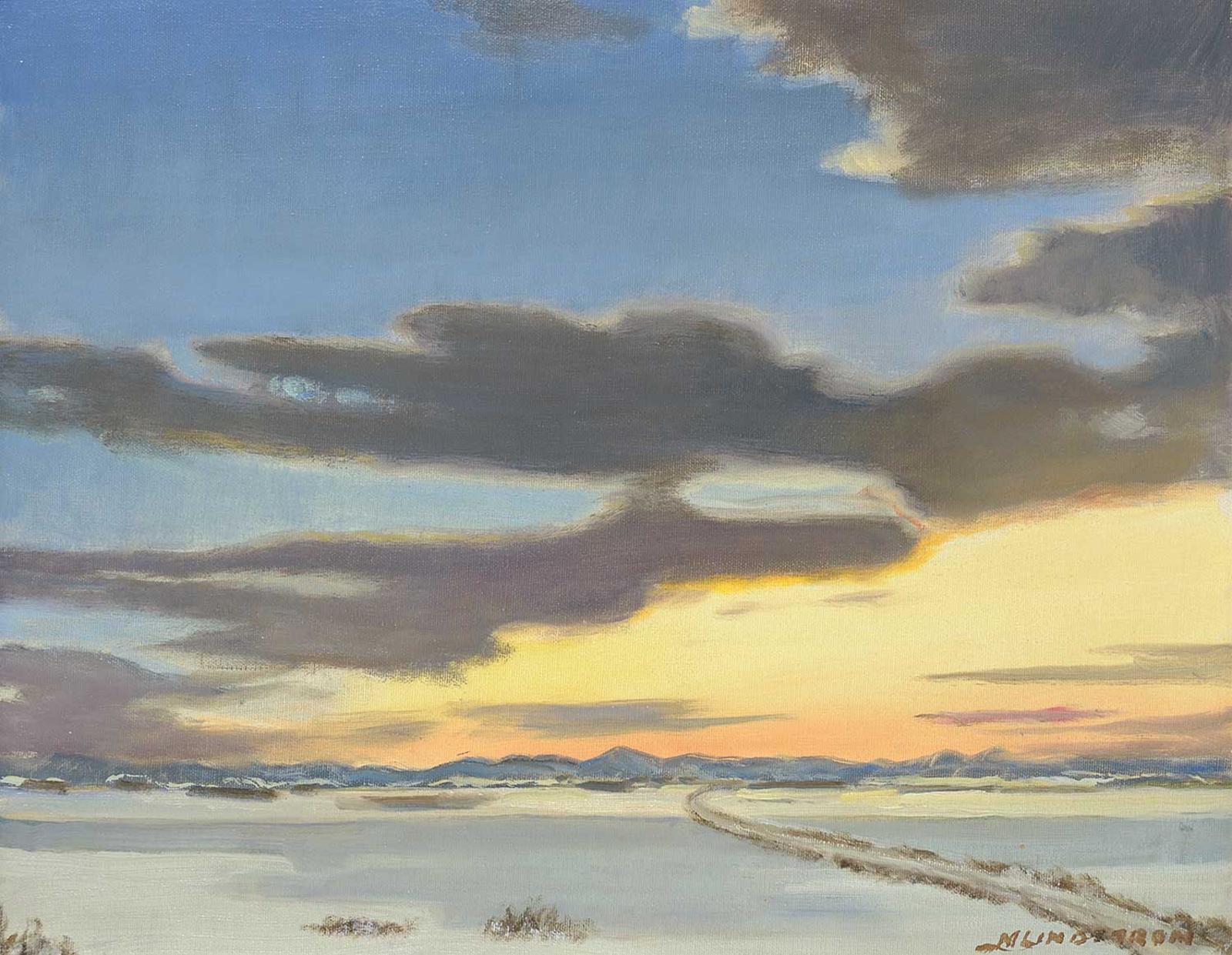 Matt Lindstrom (1890-1975) - Untitled - Prairie Sky