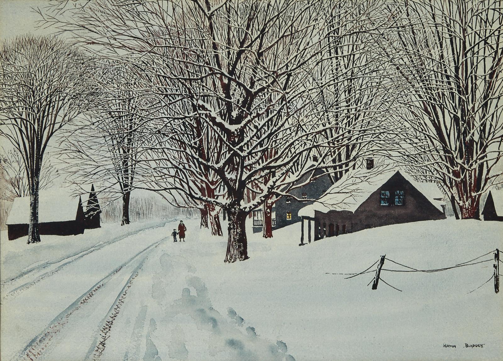 Walton Blodgett (1908-1963) - Walking In Vermont