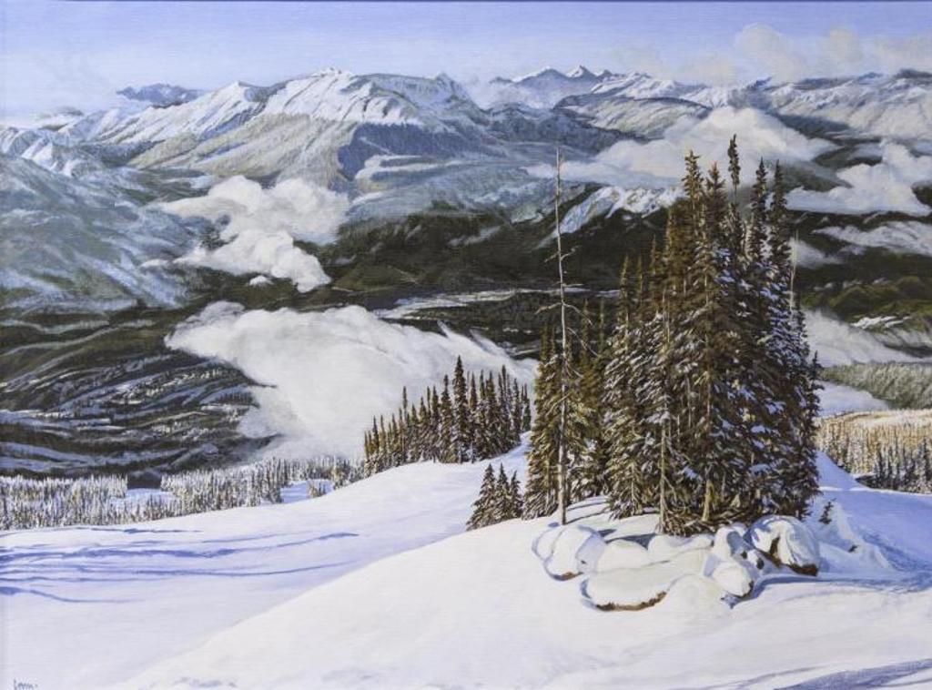 David Lam (1932-2013) - Snow Capped Mountain