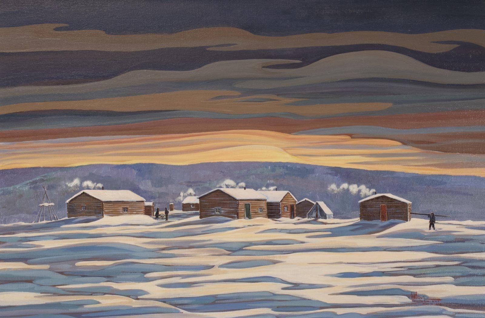 Bern Will Brown (1920-2014) - Colville In Winter (Colville Lake, Nwt); 1978