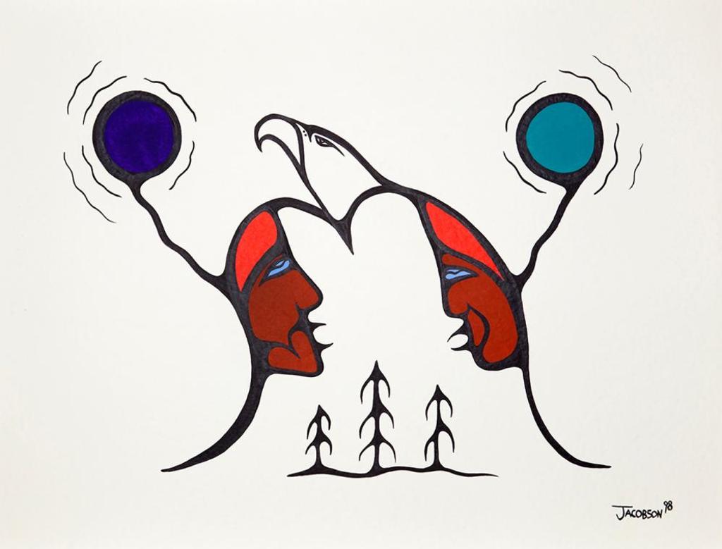 Mark Anthony Jacobson (1972) - Eagle Spirit Teaching Sacred Circle