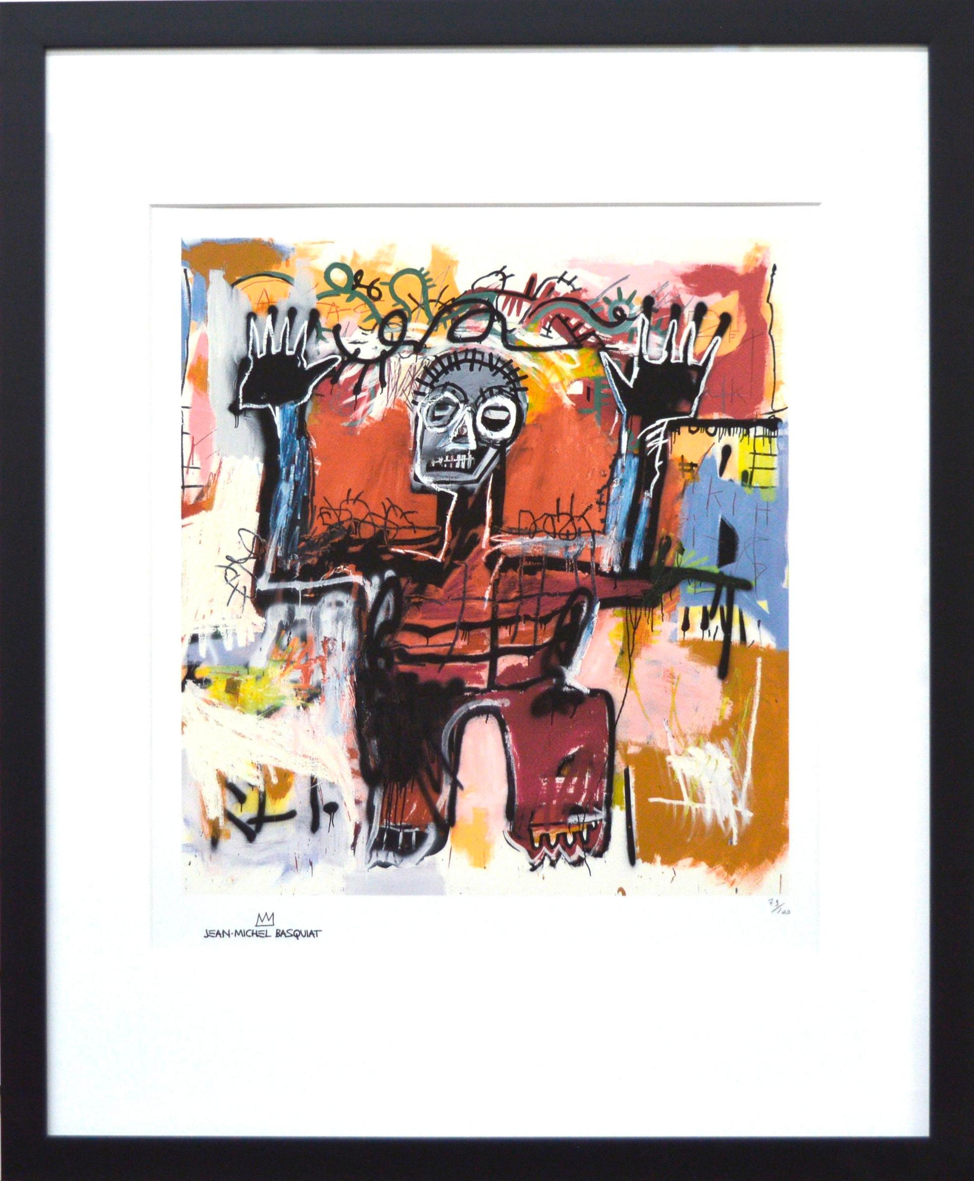 Jean-Michel Basquiat (1960-1988) - Figure aux mains levées