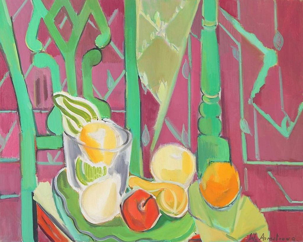William Walton Armstrong (1916-1988) - Untitled- Still Life With Apples and Oranges