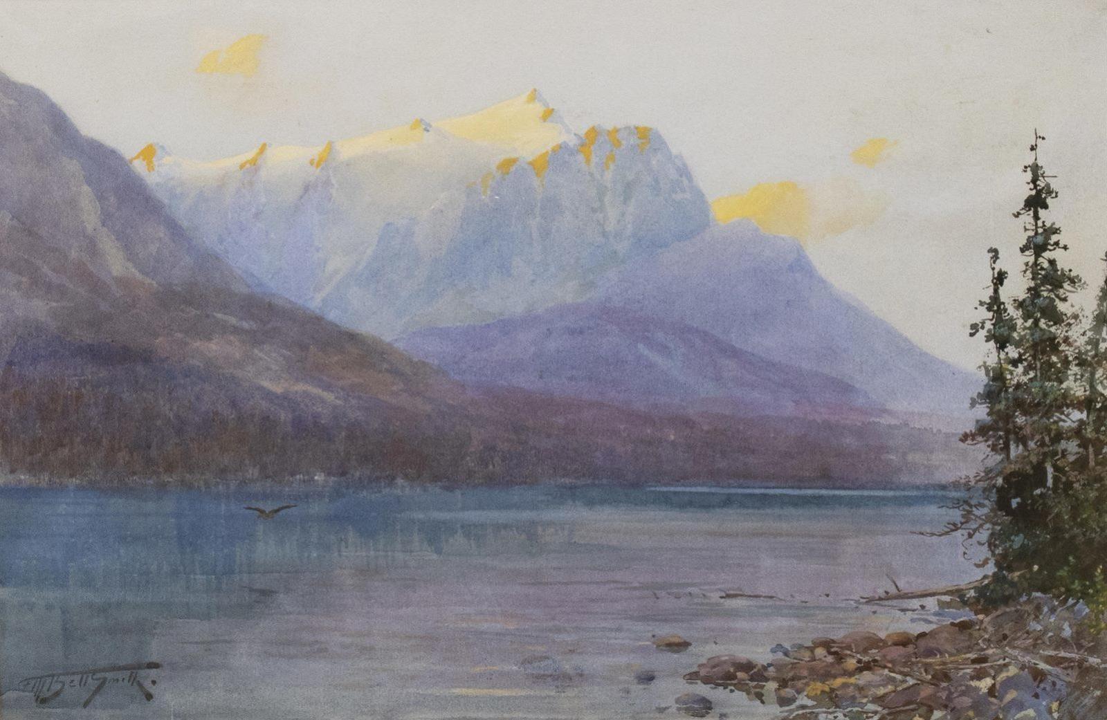 Frederic Martlett Bell-Smith (1846-1923) - Mountain Lake And Snow-Capped Ridge