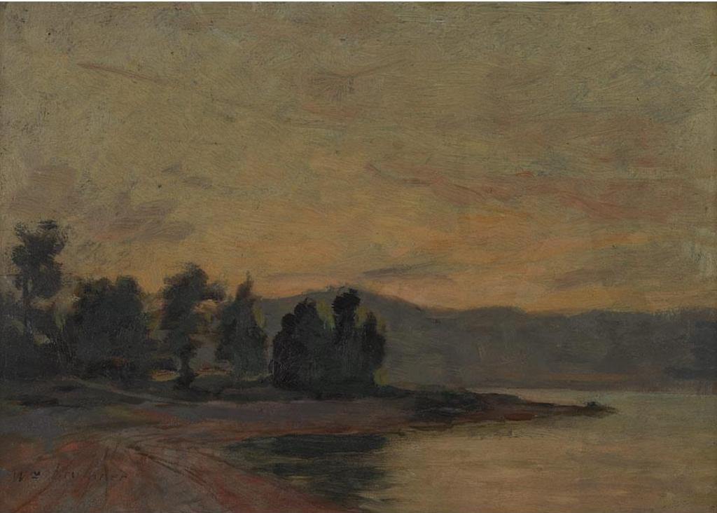 William Brymner (1855-1925) - Sunset On The Lake