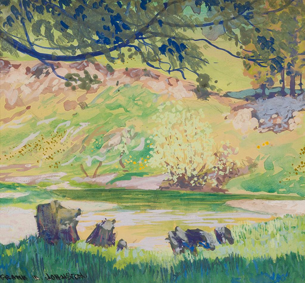 Frank (Franz) Hans Johnston (1888-1949) - Sunny Landscape