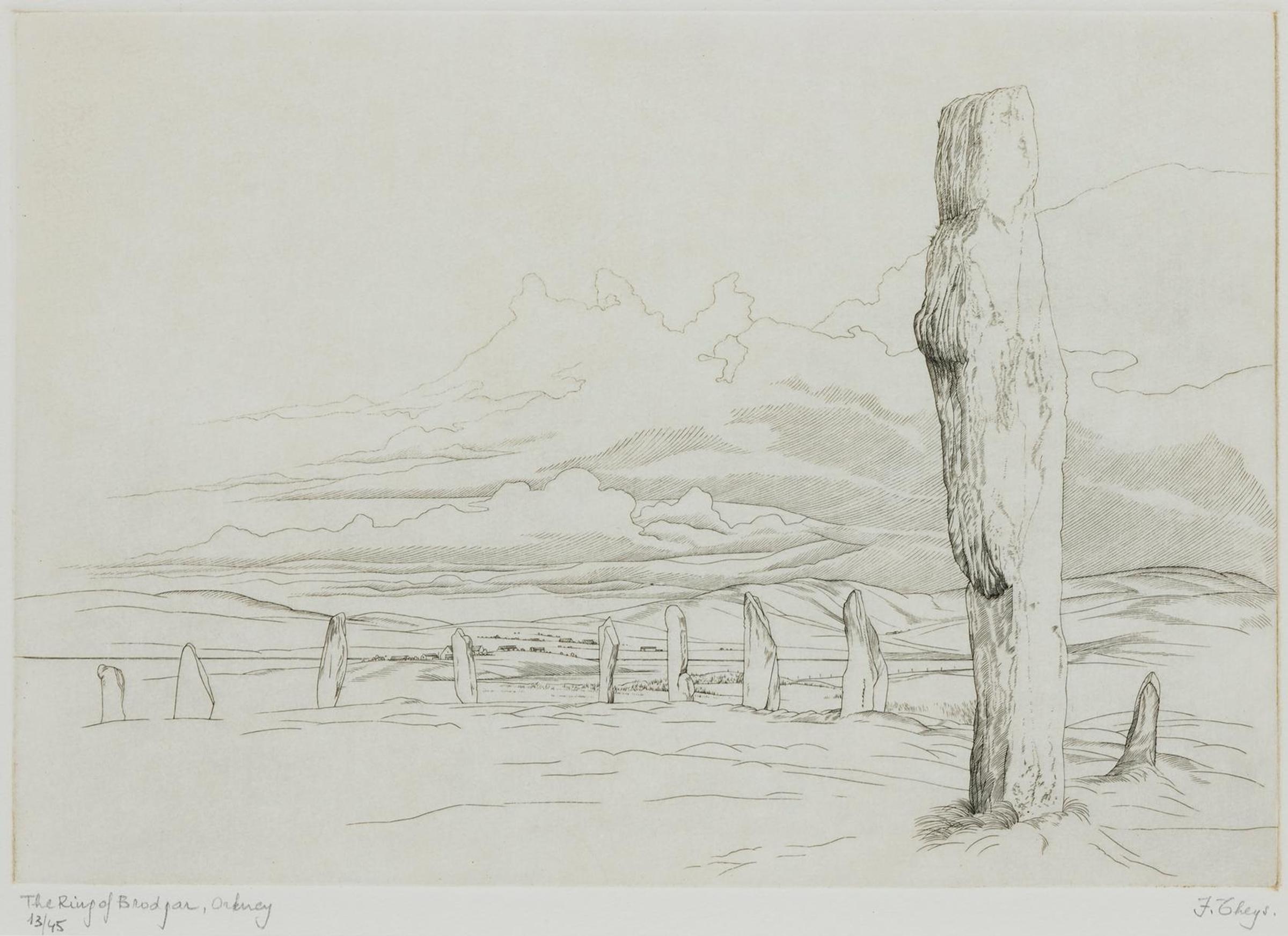 Freddy Theys (1937) - The Ring of Brodgar, Orkney