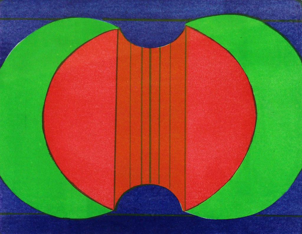 John Harold Thomas Snow (1911-2004) - Red, Blue & Green; ed. #11/30