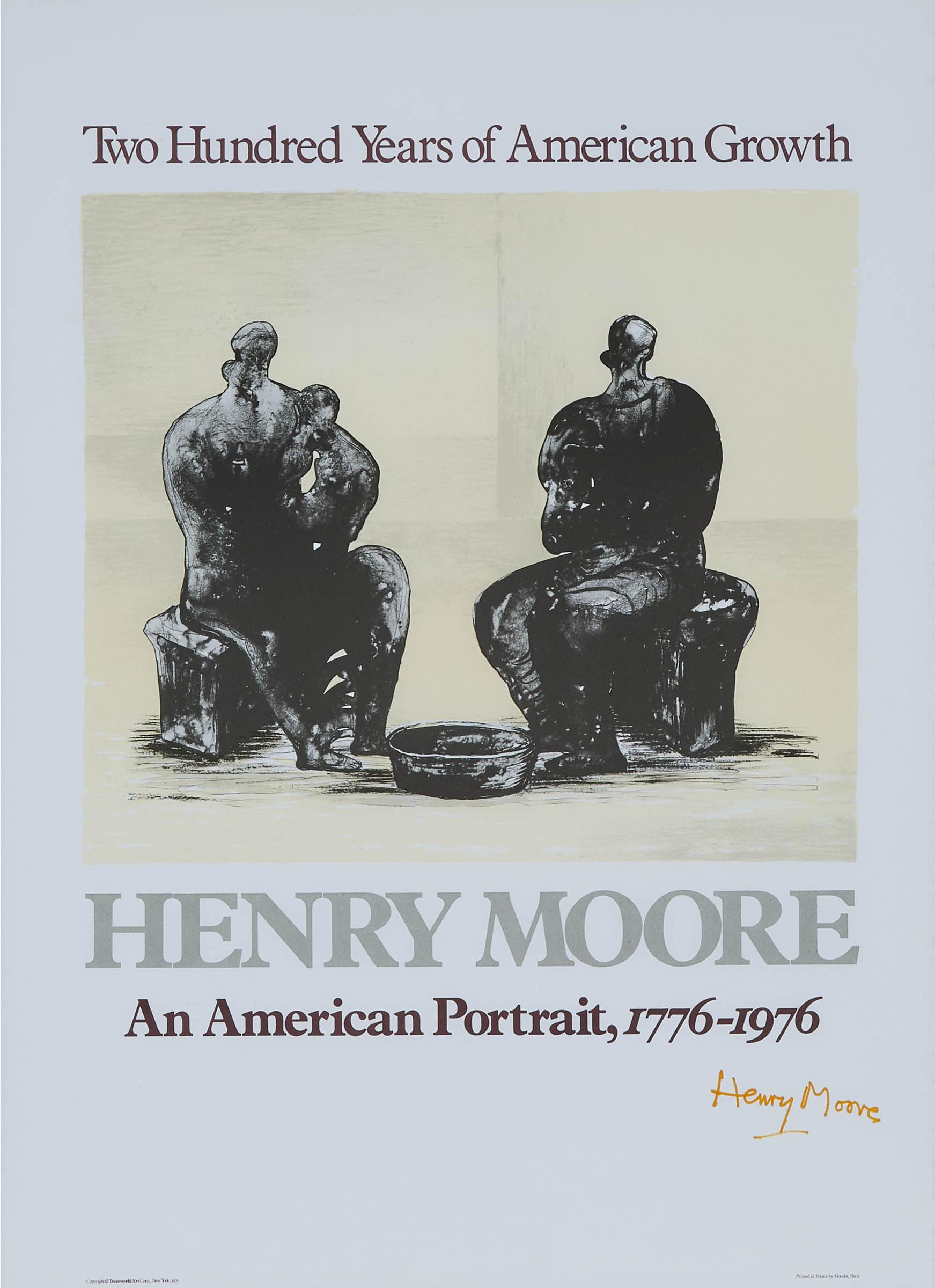 Henry Spencer Moore (1898-1986) - An American Portrait, 1776-1976