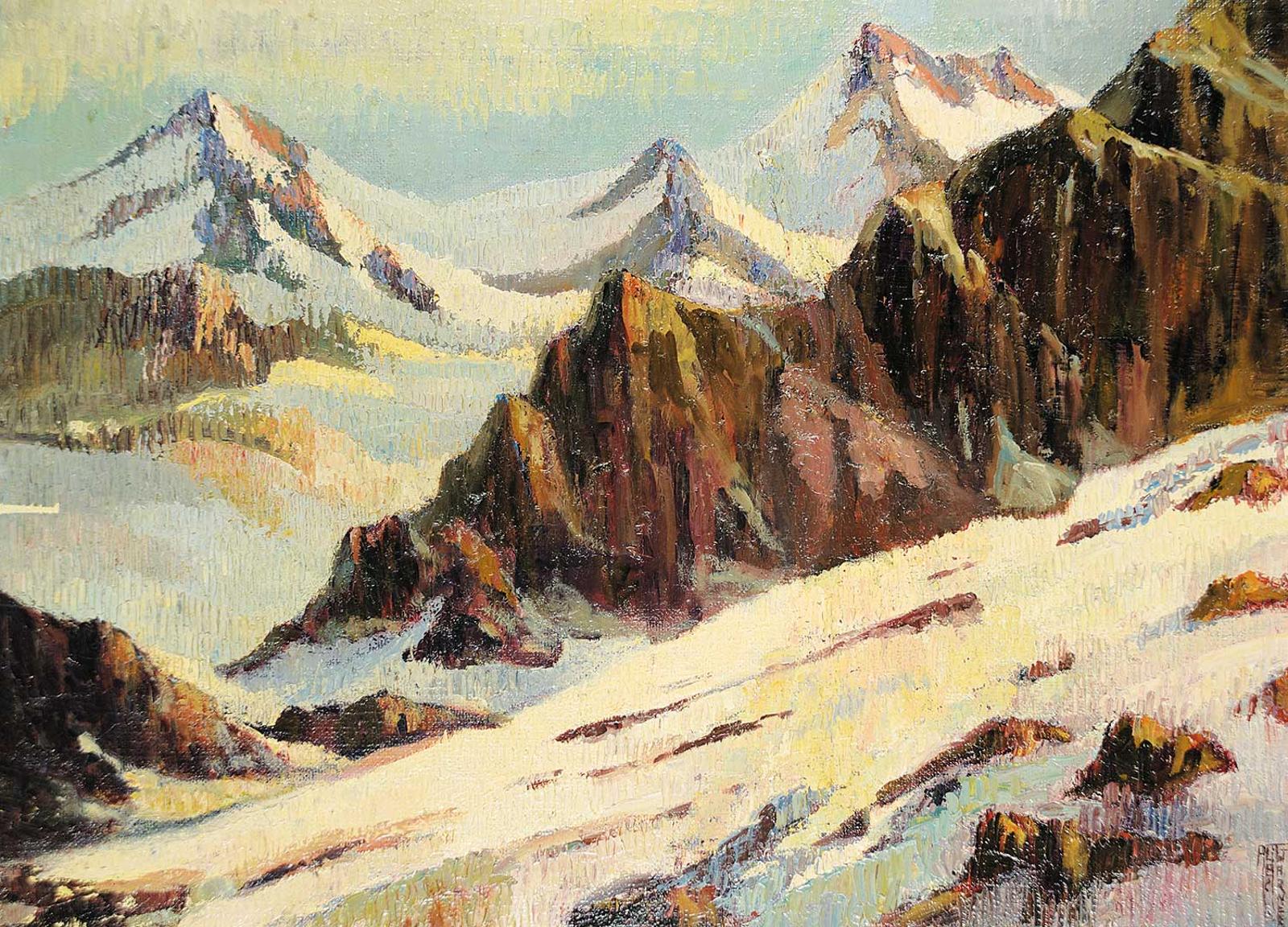Alec John Garner (1897-1995) - Untitled - Glaciers