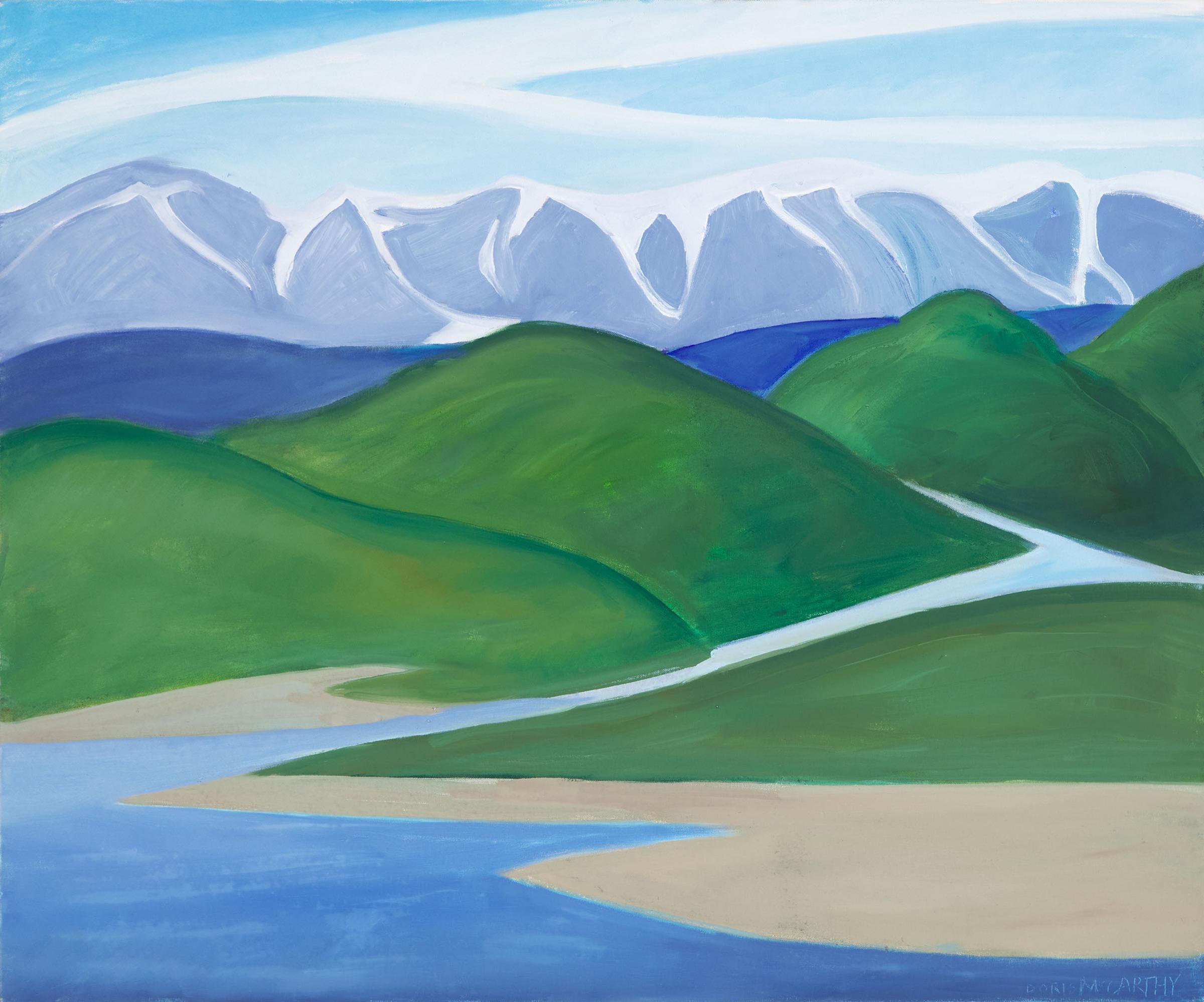 Doris Jean McCarthy (1910-2010) - The Stream From The Foothills, 2005