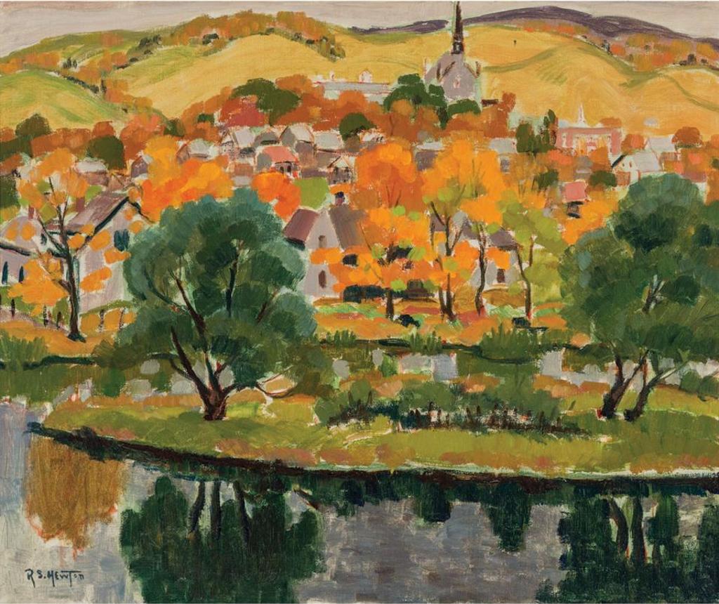 Randolph Stanley Hewton (1888-1960) - Quebec Village, Autumn