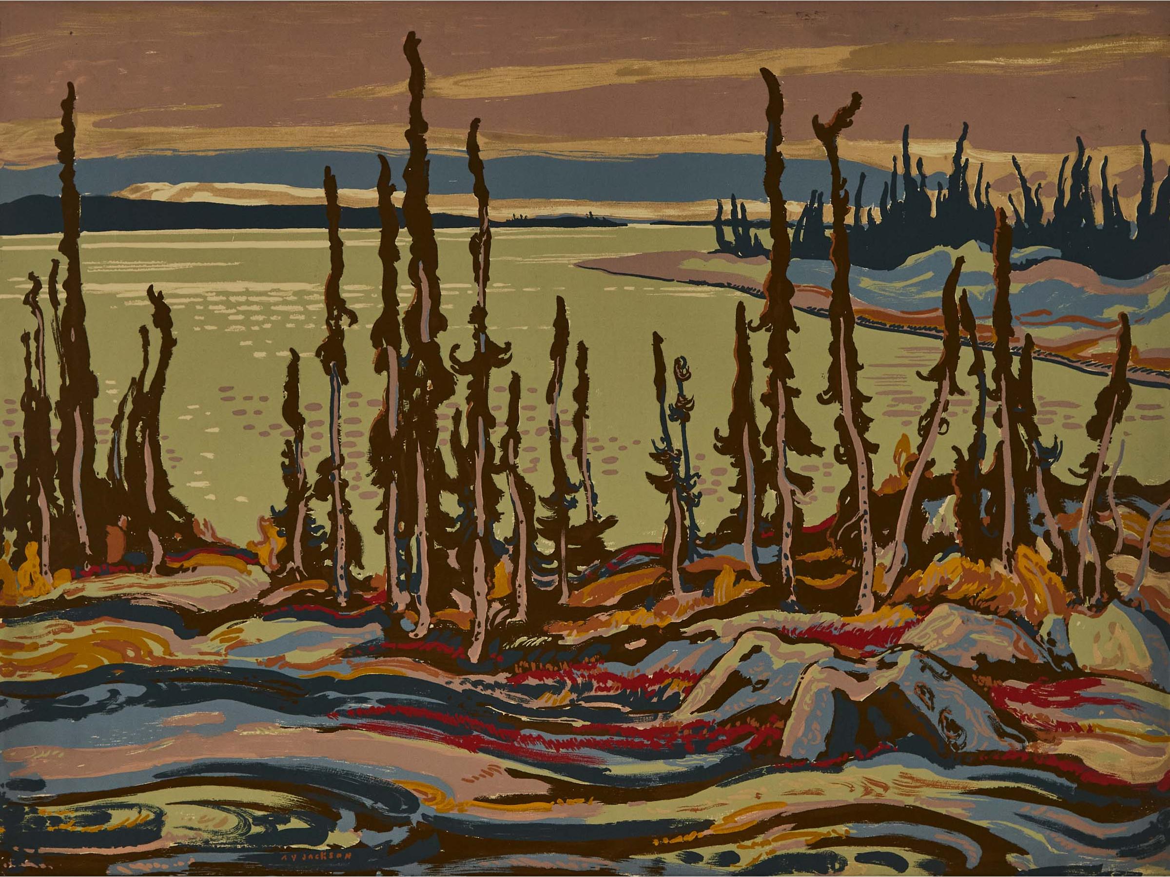 Alexander Young (A. Y.) Jackson (1882-1974) - Dease Bay, Great Bear Lake