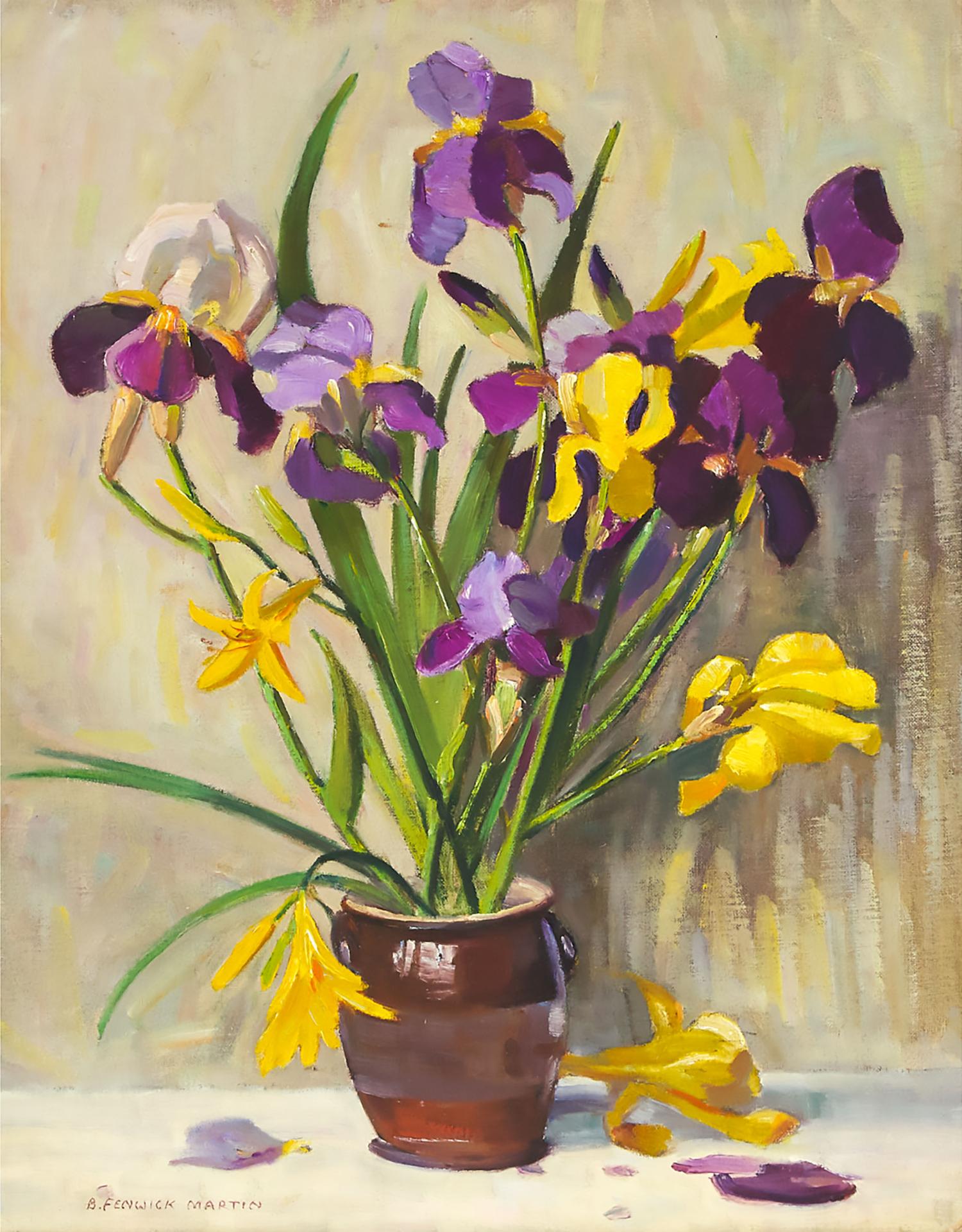 Bernice Fenwick Martin (1902-1999) - Irises