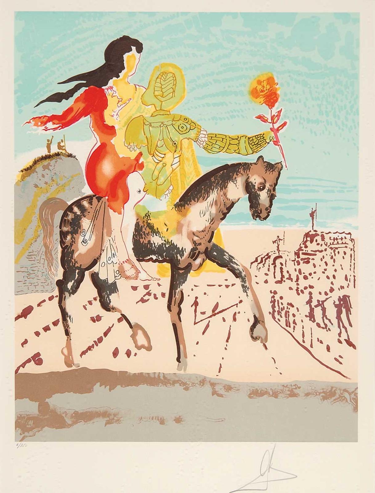 Salvador Dalí (1904-1989) - Girl Horse  #6/350