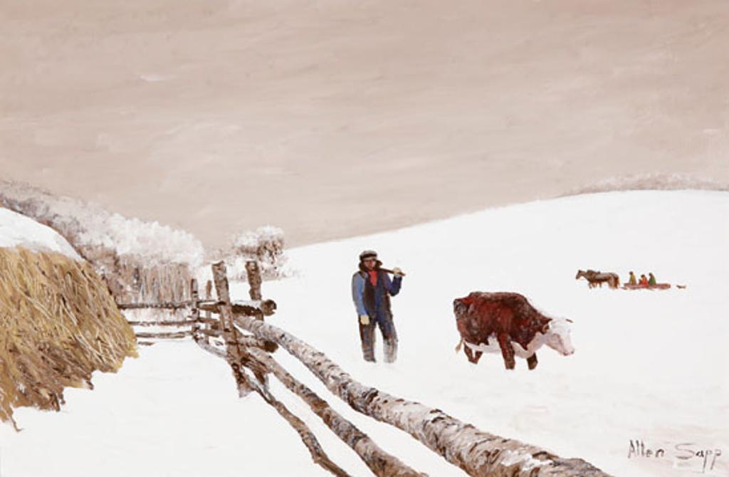 Allen Fredrick Sapp (1929-2015) - Going to Milk the Cow (03352)